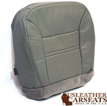 Load image into Gallery viewer, 2000 2001 00 01 Ford Excursion Limited XLT Driver Bottom Leather Seat Cover Gray