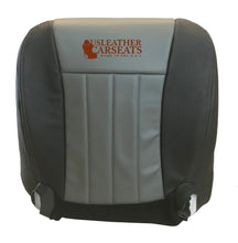 Load image into Gallery viewer, 2009 Fits Dodge Dakota Laramie Driver Bottom Synthetic Leather Seat Cover 2 tone Gray