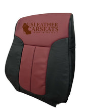 Load image into Gallery viewer, 2011 Ford F150 Driver Lean Back Leather Perf Vinyl seat cover 2 tone Blk/Red