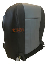 Load image into Gallery viewer, 2009 Fits Dodge Dakota Laramie Driver Bottom Synthetic Leather Seat Cover 2 tone Gray