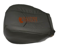 Load image into Gallery viewer, 2003-2007 Chevy Silverado Suburban Passenger Bottom Leather Seat Cover Dark Gray
