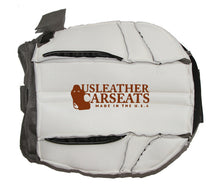 Load image into Gallery viewer, 2005 Fits Jeep Grand Cherokee Driver Bottom Synthetic Leather Seat Cover Gray Pattern