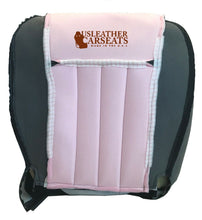 Load image into Gallery viewer, 2008-2010 Fits Dodge Dakota Laramie Passenger Bottom Vinyl Seat Cover 2 tone Gray