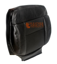 Load image into Gallery viewer, 2007 Ford F150 Lariat Driver Side Bottom Perforated Leather Seat Cover Black