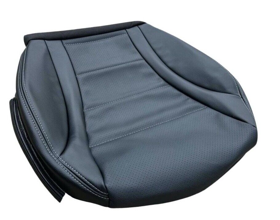 2017 2018 2019 Mercedes Benz C300 Driver Bottom & Top Leather Seat Cover Black