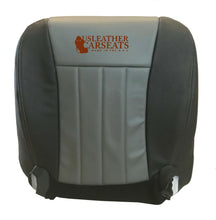 Load image into Gallery viewer, 2008-2010 Fits Dodge Dakota Laramie Passenger Bottom Vinyl Seat Cover 2 tone Gray