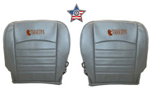 Load image into Gallery viewer, 2018 Fits Dodge Ram 4500 Work Truck Driver & Passenger Bottom Vinyl Seat Covers Gray