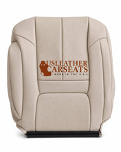 Load image into Gallery viewer, 99 2000 Cadillac Escalade Passenger Lean Back Perforated Leather Seat Cover Tan
