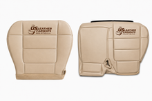 Load image into Gallery viewer, 2002 Ford F150 Lariat Front Top &amp;  Bottom Replacement Leather Seat Covers TAN