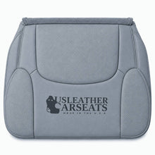 Load image into Gallery viewer, Fits 2005-2015 DRIVER Bottom LEATHER Seat Cover For Nissan Titan gray