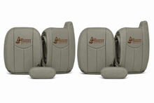 Load image into Gallery viewer, 2003-2007 Chevy Tahoe Suburban Driver Side Bottom Leather Seat Cover Pewter Gray