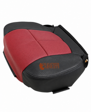 Load image into Gallery viewer, 2010 Ford F150 Driver &amp; Passenger Bottom Leather Perf Vinyl seat covers BLK