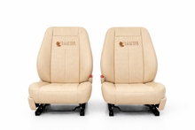 Load image into Gallery viewer, 07 08 Ford Expedition Passenger Bottom Leather Seat Cover Tan Perforated Pattern