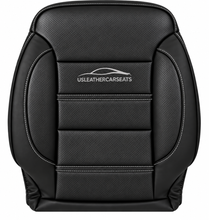 Load image into Gallery viewer, 1999 2000 2001 2002 GMC Sierra Tahoe Driver Side Bottom Leather Seat Cover Gray