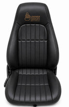 Load image into Gallery viewer, 1999-2002 Chevy camaro front Leather Seat Cover blk