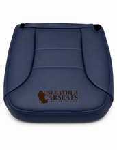 Load image into Gallery viewer, 1995-1999 GMC Sierra Tahoe Driver Side Bottom Leather Seat Cover Blue