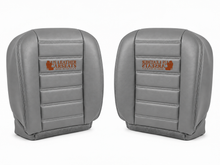 Load image into Gallery viewer, 2003-2007 Hummer H2 Full front Genuine Leather Seat Cover Wheat Gray