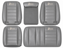 Load image into Gallery viewer, 03-07 Hummer H2 Passenger Base side Bottom Synthetic Leather Seat cover ( GRAY )