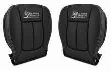 Load image into Gallery viewer, 2009 2014 Ford F150 Lariat Crew Cab Full Front Perf Leather Seat Cover Black
