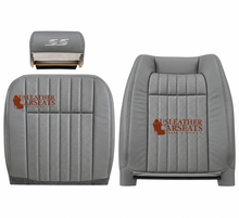 Load image into Gallery viewer, 1995 Chevy Impala SS Full Front Perforated Synthetic Leather Seat Cover Gray