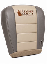 Load image into Gallery viewer, 2002-2004 Ford Excursion Eddie Bauer Driver Bottom Vinyl Seat Cover 2 Tone Tan