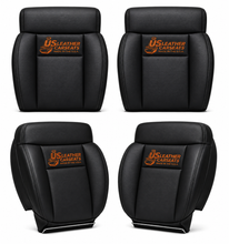 Load image into Gallery viewer, 2004-2008 Ford F150 Front Top &amp; bottom Replacement Leather Seat Cover Black