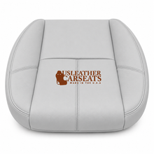 Load image into Gallery viewer, 2007-2013 2014 GMC Sierra Tahoe Driver Bottom Leather Seat Cover Light Titanium