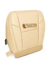 Load image into Gallery viewer, 2007 Cadillac Escalade Driver Seat Bottom Leather Perforated Vinyl Cover Tan