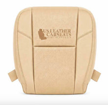 Load image into Gallery viewer, 2007 Cadillac Escalade Driver Seat Bottom Leather Perforated Vinyl Cover Tan