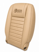 Load image into Gallery viewer, 2005 to 2009 Fits Ford Mustang GT Front Top &amp; Bottom Replacement Leather Seat Cover Tan