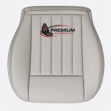 Load image into Gallery viewer, 05-07 Fits Jeep Liberty Driver &amp; passenger Bottom Leather Seat Cover Light Gray Stone