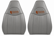 Load image into Gallery viewer, 2003 to 2018  Chevy Express Cargo Van 1500 2500 3500 Front Top &amp; Bottom Vinyl seat covers gray