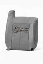 Load image into Gallery viewer, 2002 Cadillac Escalade Driver Side  Front Top &amp; Bottom Perf Leather Seat Cover Gray