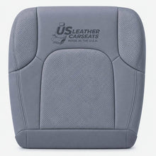 Load image into Gallery viewer, Fits 2005-2015 DRIVER Bottom LEATHER Seat Cover For Nissan Titan gray