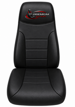 Load image into Gallery viewer, 96-2016 Peterbilt 389, 379 semi truck Full front Driver Vinyl seat cover Blk