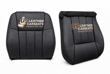 Load image into Gallery viewer, 1999 2001 Fits Jeep Grand Cherokee Limited Driver Side Back &amp; Bottom Leather Seat Cover Dark Gray
