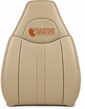 Load image into Gallery viewer, 2003-2016 Chevy Express Cargo Van 1500 2500 3500 Full Front Leather seat cover tan