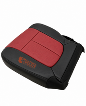 Load image into Gallery viewer, 2010 Ford F150 Driver &amp; Passenger Bottom Leather Perf Vinyl seat covers BLK