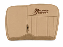 Load image into Gallery viewer, 1997 1998 Ford F150 Lariat Front Top &amp; Bottom Replacement Leather Seat Cover tan
