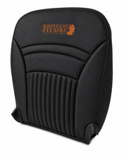 Load image into Gallery viewer, 2000-2004 Chevy Corvette-Driver Bottom Replacement Leather Perf Seat Cover Black