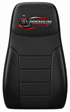 Load image into Gallery viewer, 96-2016 Peterbilt 389, 379 semi truck Full front Driver Vinyl seat cover Blk