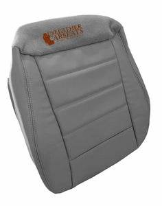 2009 - 2010 For  Dodge Charger SE R/T, SXT Full Front Leather seat cover gray