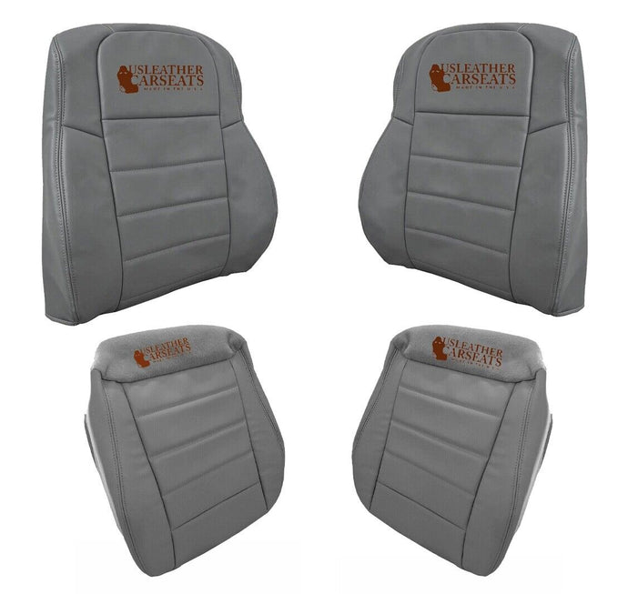 2007-2008 For  Dodge Charger SE R/T, SXT Full Front Leather seat cover gray