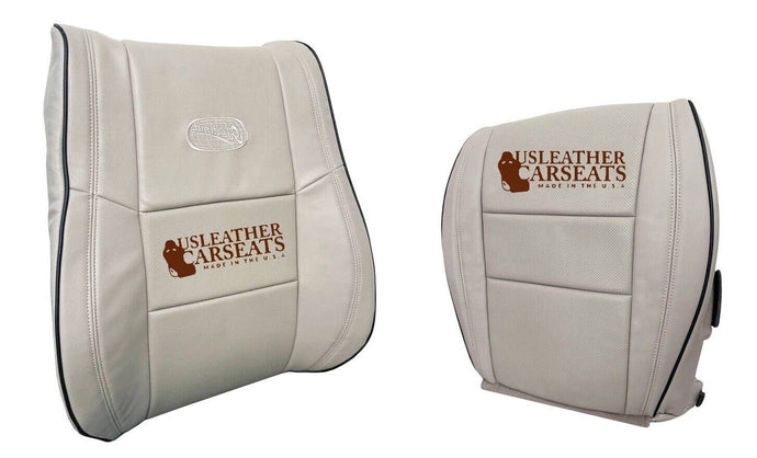 2011-2013-2014 Grand Cherokee Overland Driver Full Front Leather  Seat Cover Tan