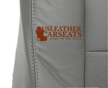 Load image into Gallery viewer, 2001 Ford F250 F350 Lariat  Full Front perforated leather Seat Covers GRAY