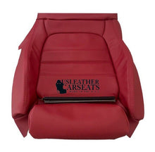 Load image into Gallery viewer, 2015-2021 Fits Mercedes Benz C300 Coupe Driver Bottom Leather Cover Red