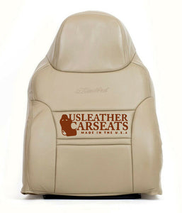 2000 Ford Excursion Limited Full front OEM Leather Seat Cover parchment Tan