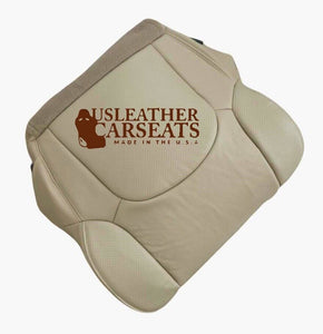 For 2005-2012 Nissan Pathfinder Driver & Passenger Bottom Leather Seat Cover Tan