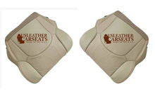 Load image into Gallery viewer, For 2005-2012 Nissan Pathfinder Driver &amp; Passenger Bottom Leather Seat Cover Tan