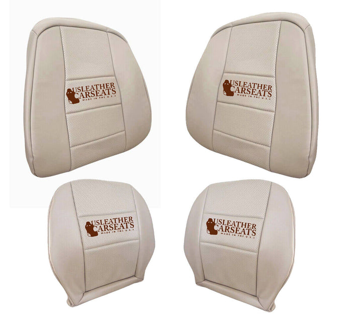 2010 2011  Fits Mercedes Benz C250 C300 C350 Driver Passenger Leather Cover Tan